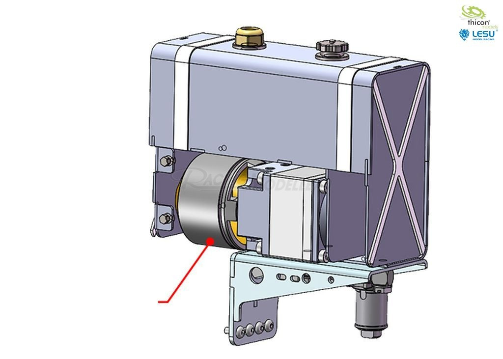 Hydraulik-Pumpe im Tank 15-20 bar