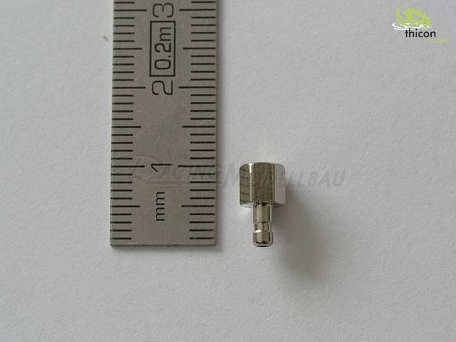 Schnellkupplung M3 Stecker 1Stk.