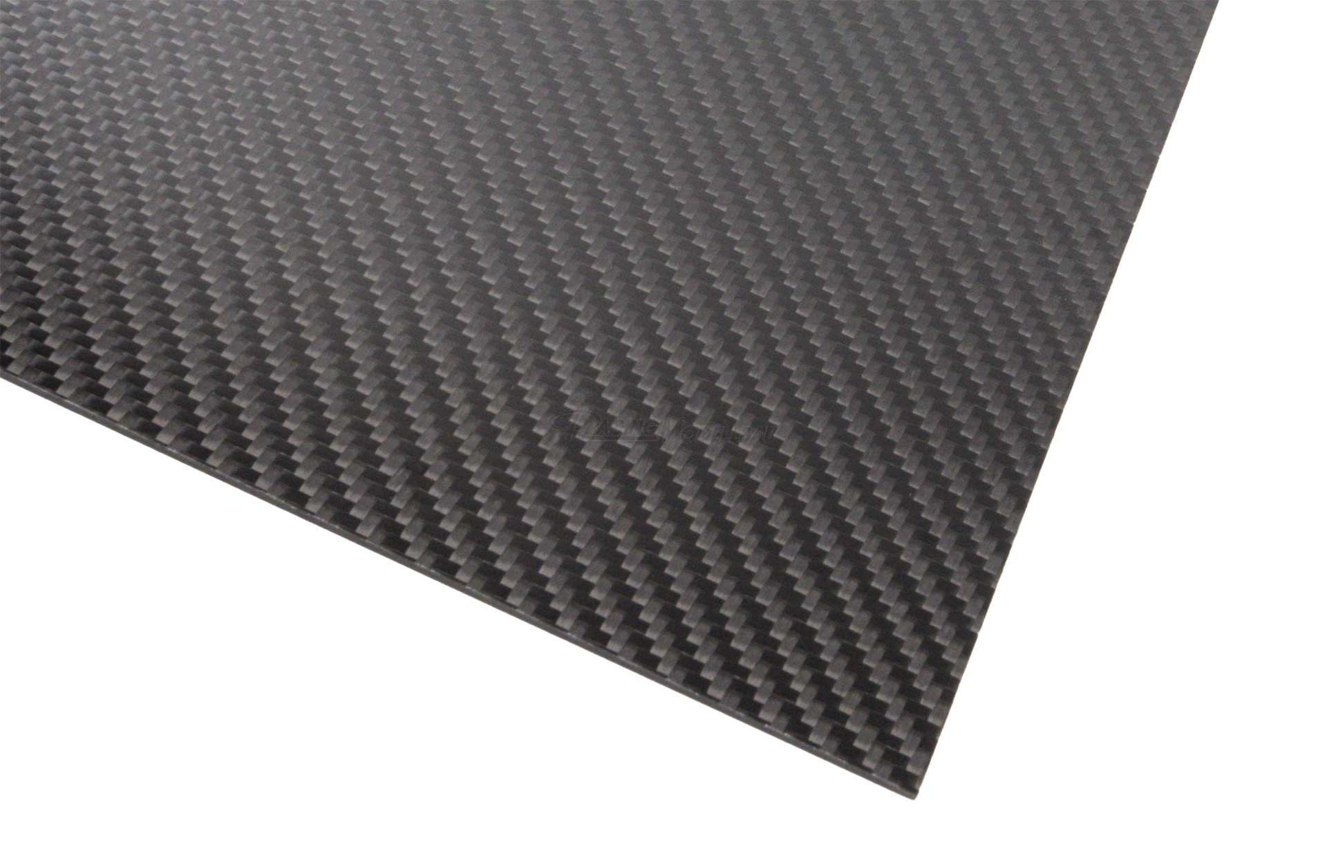 Carbonfaser-Platte 200x400mm 0,4mm