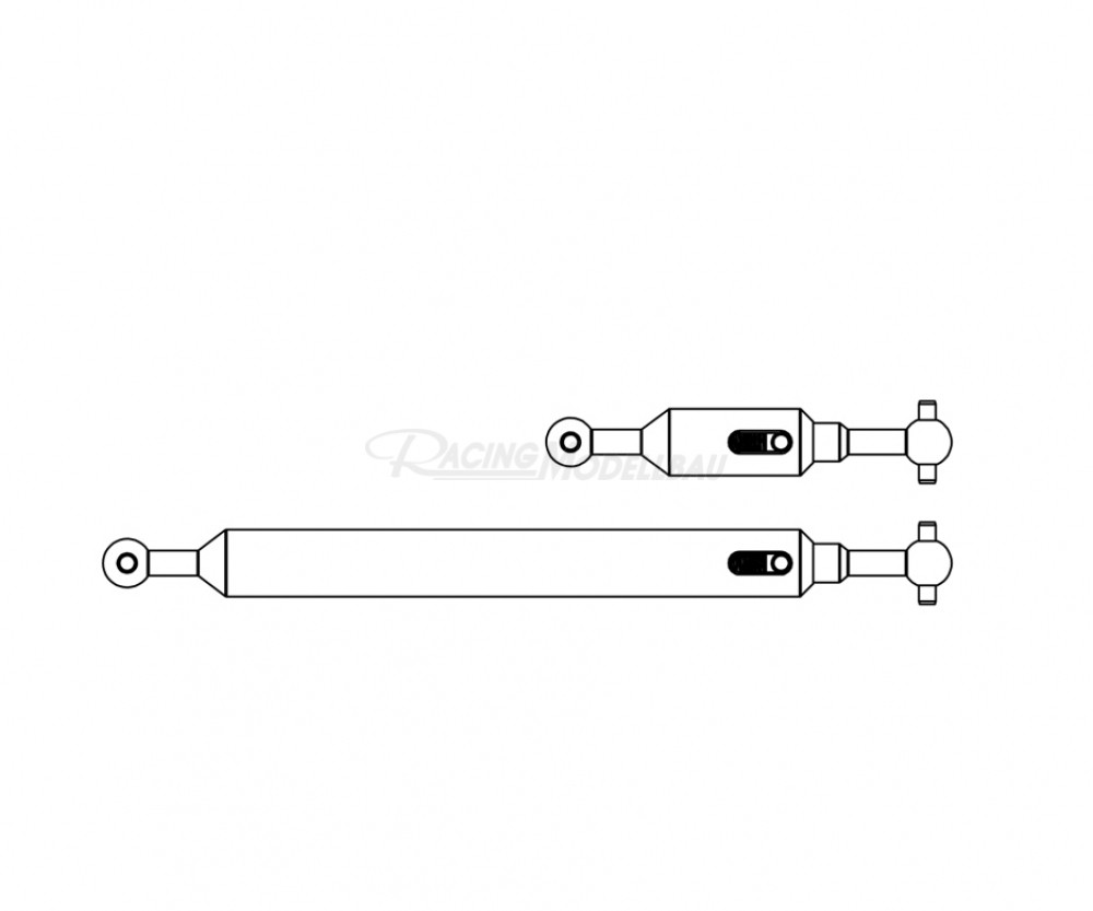 Abtriebswellen-Set (2) 6x4 1:14