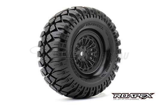 Reifen Crawler montiert schwarz 1.9" 12mm Hex